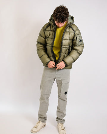 Seagrass DD Shell Hooded Down