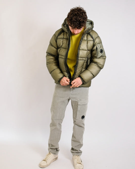 Seagrass DD Shell Hooded Down