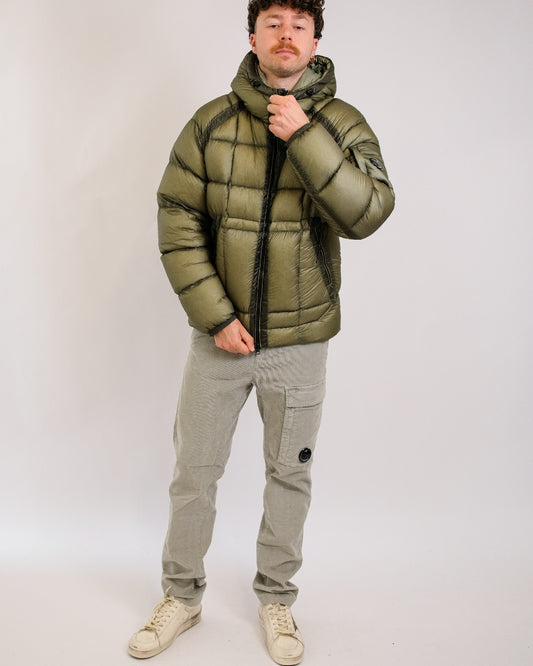 Seagrass DD Shell Hooded Down