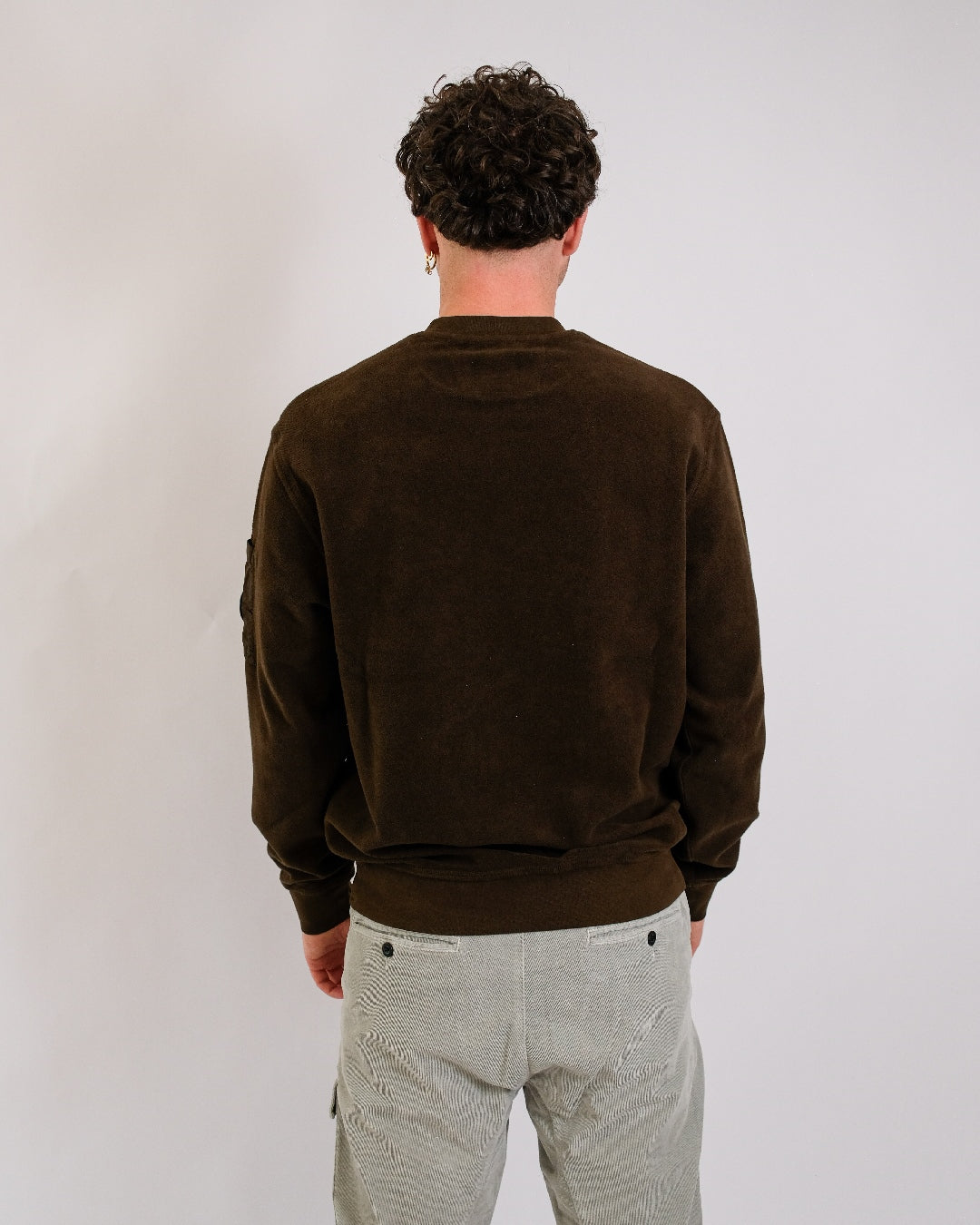 Ivy Green Fleece Crewneck Lens