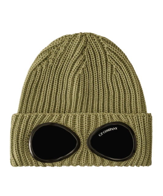 Tea Merino Wool Goggle Beanie