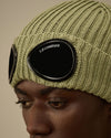 Tea Merino Wool Goggle Beanie