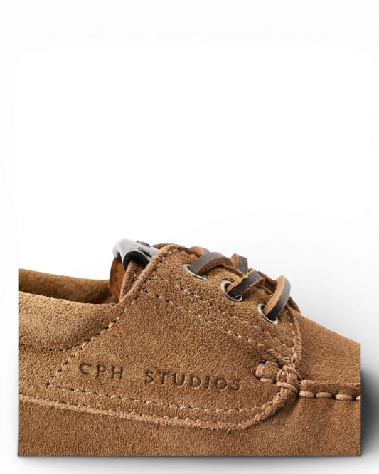 New Brown Suede Boatshoe