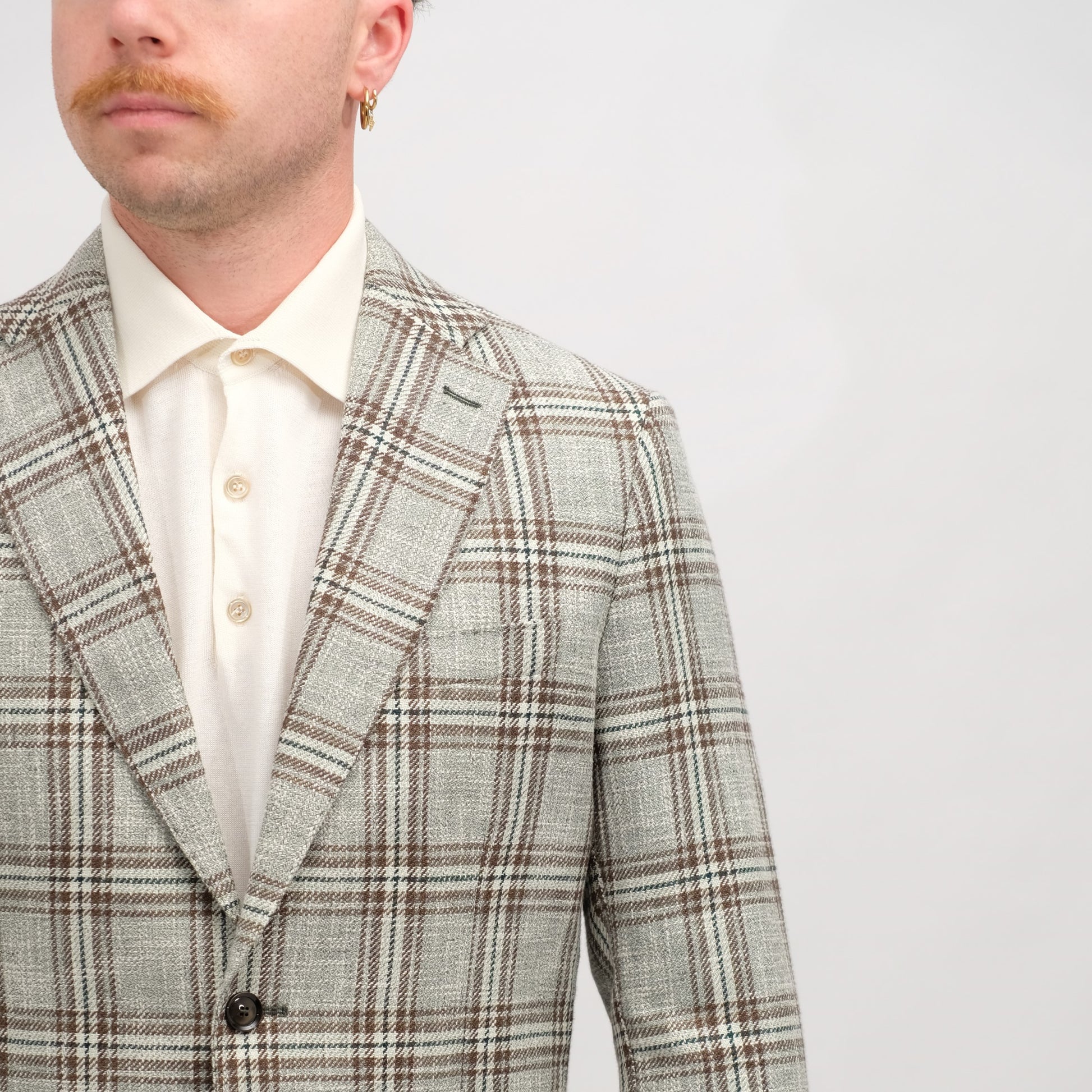 Green Cotton Linen Breras Jack