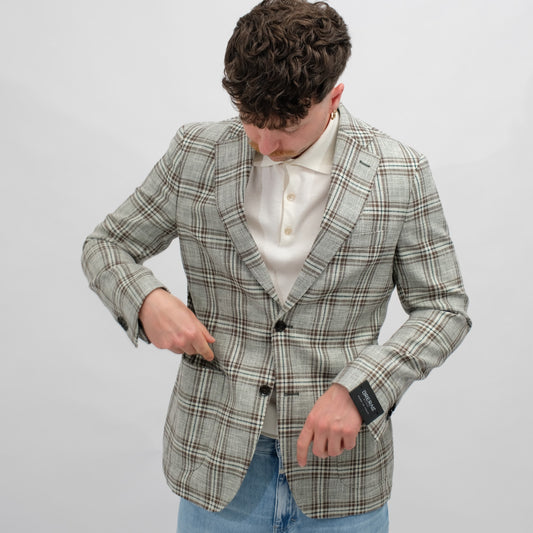 Green Cotton Linen Breras Jack