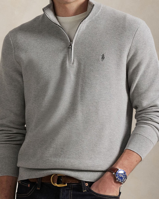 Andover Heather Mesh Knit Cott