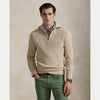 Waffle Wool Cotton Quarter Zip