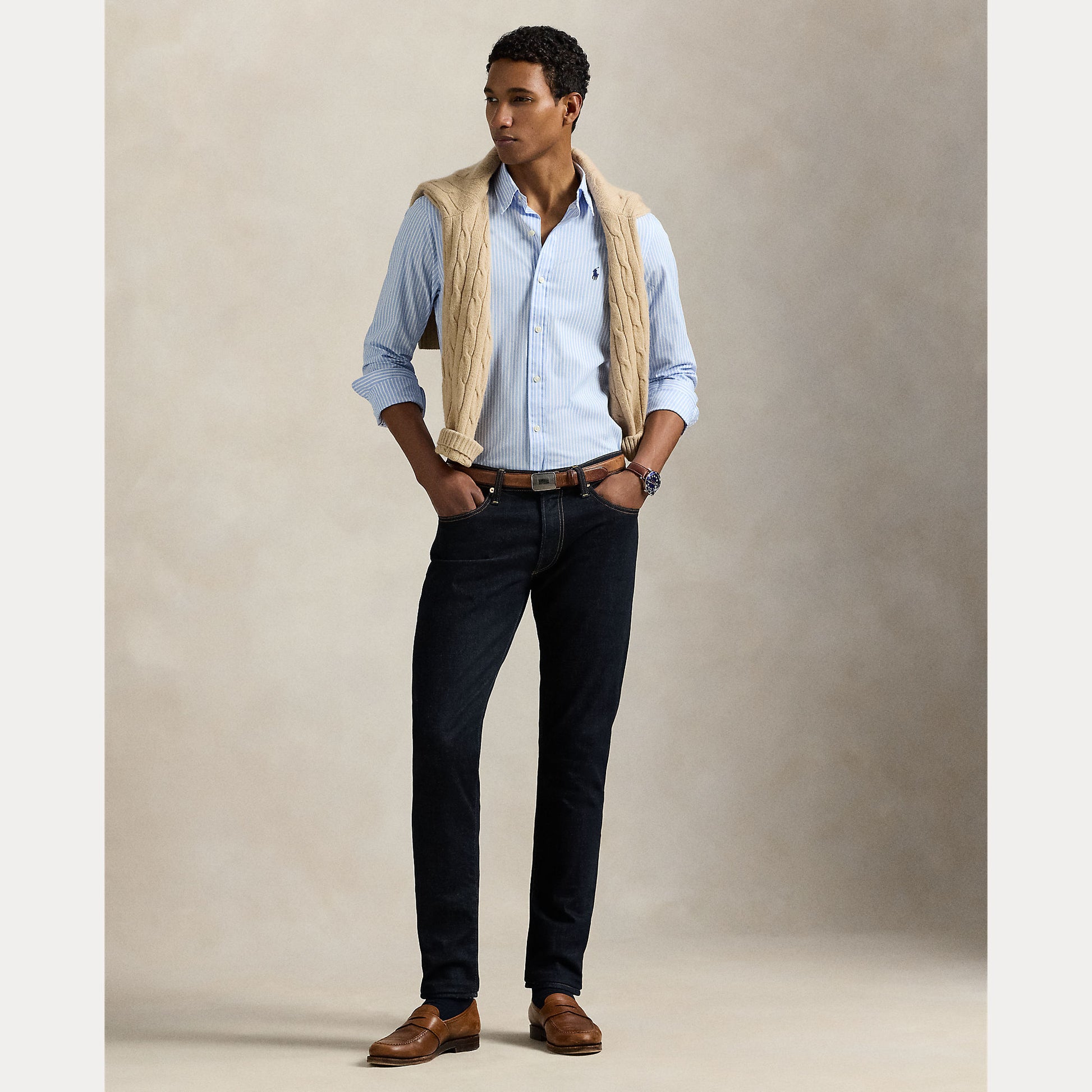 Stretch Poplin Slim Fit Shirt