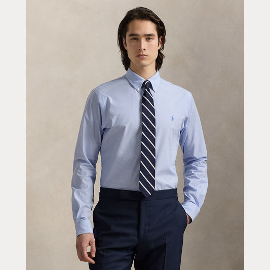 Stretch Poplin Custom Shirt Bl