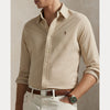 Knit Oxford Shirt Coastal Beig