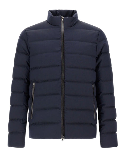 Blue Bomber Jacket in Polished