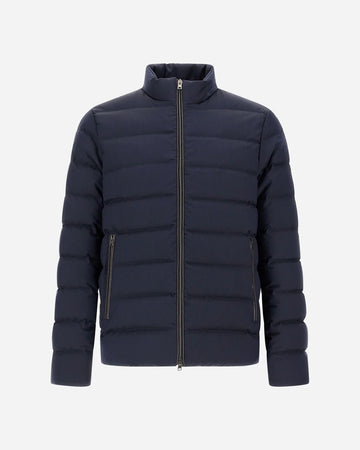 Blue Bomber Jacket in Polished