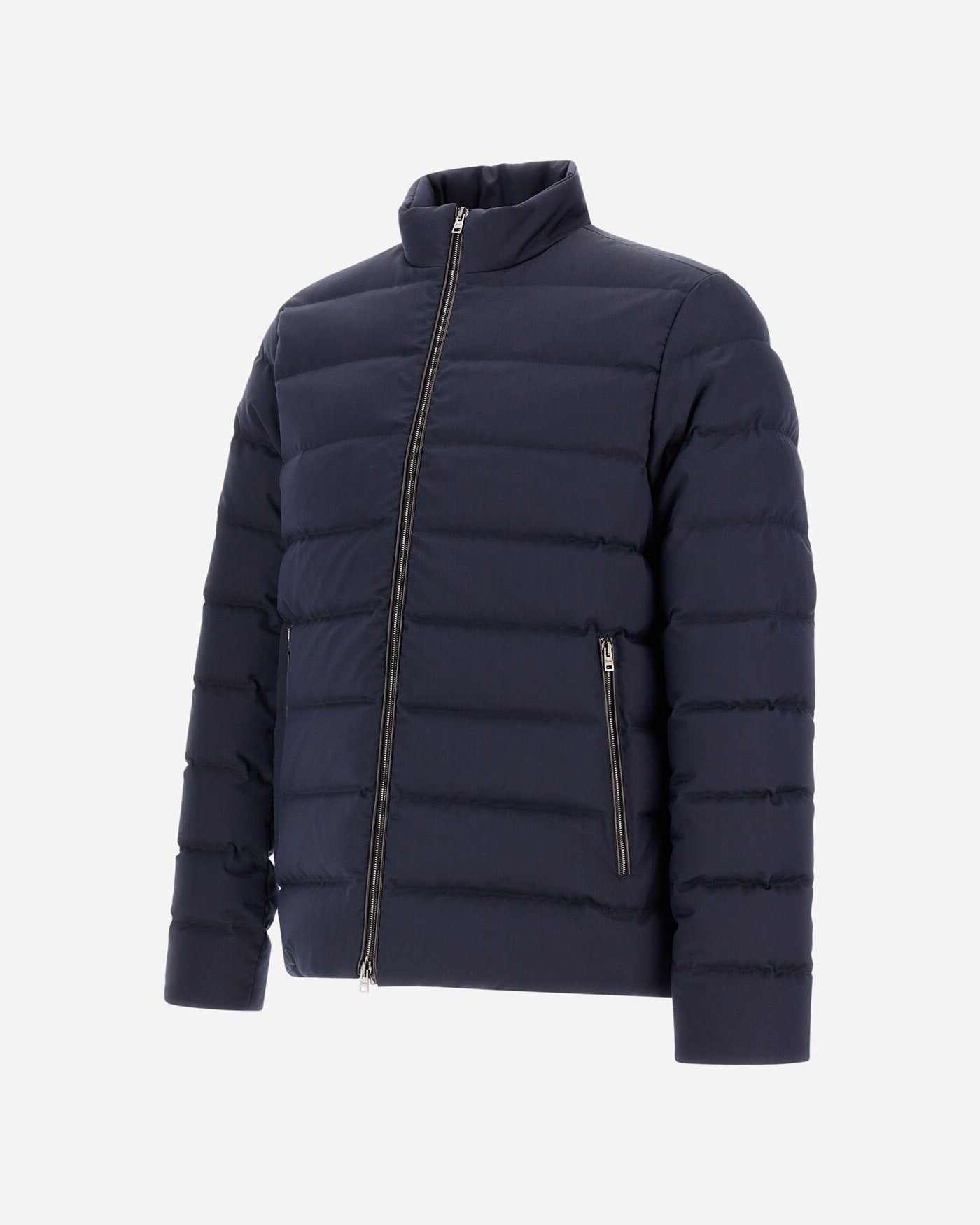 Blue Bomber Jacket in Polished