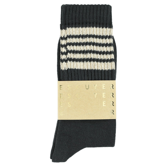 5 Stripes Cotton Crew Socks Of