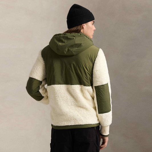 Pile Fleece Hybrid Hoodie Ando