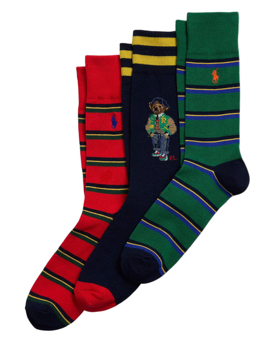 Polo Bear   Striped Gift Set