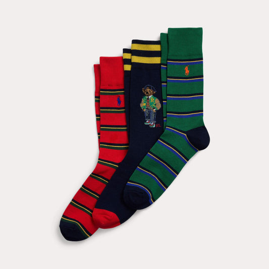 Polo Bear   Striped Gift Set