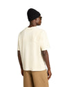 Relaxed fit T-shirt cotton jersey logo patch Heritage White