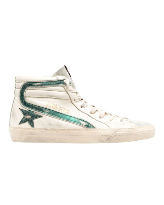 Slide Beige Ecu / Ice / Emerald Green