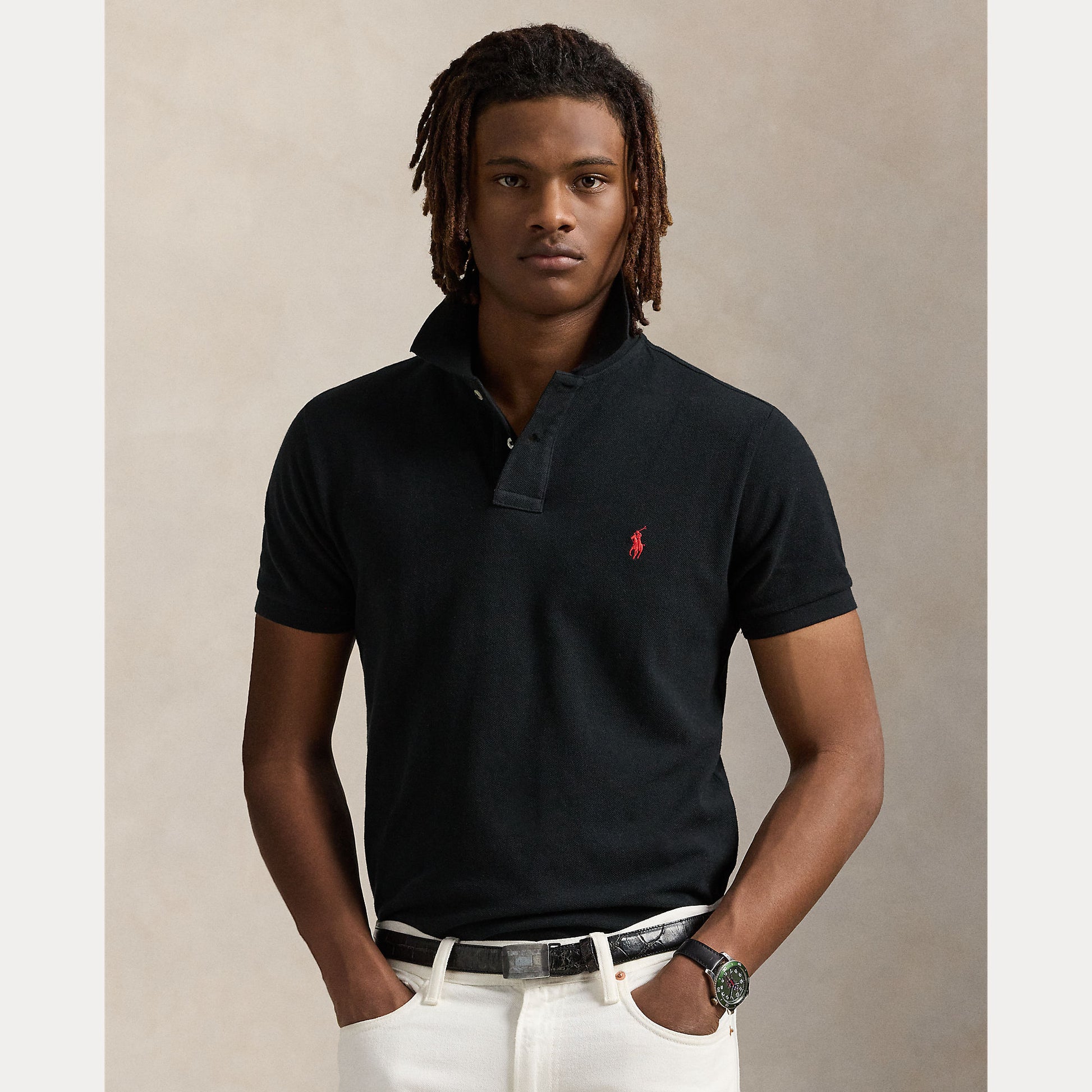 Back Iconic Mesh Polo Shirt