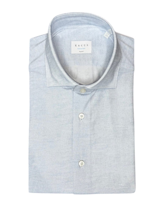 Light Blue Active Linnenlook Tailor Fit