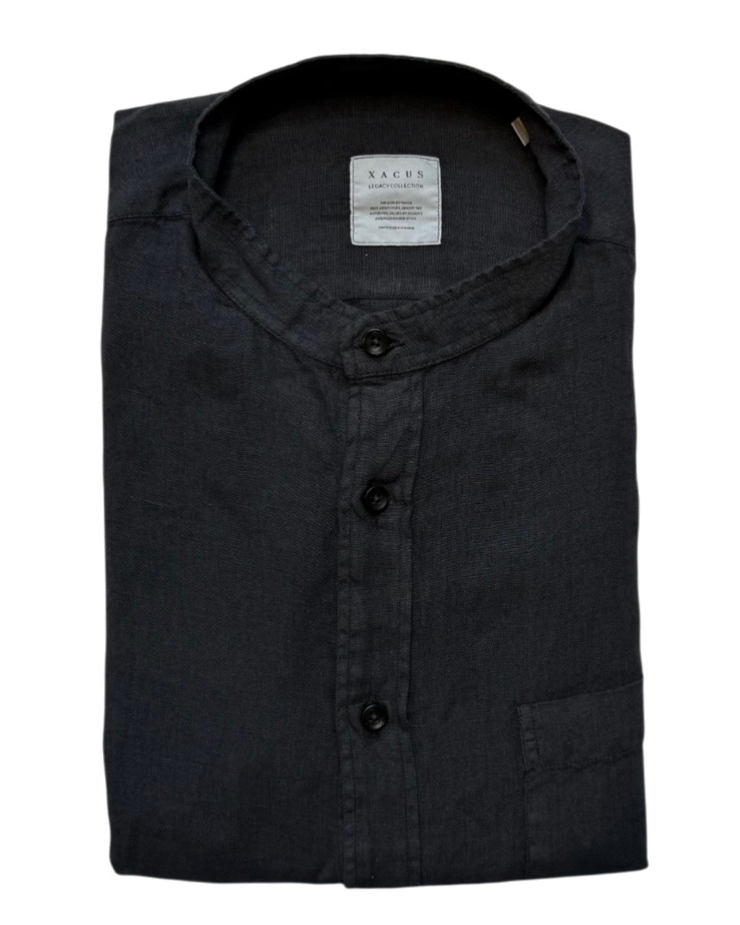 Black Washed Linnen Tinto Capo