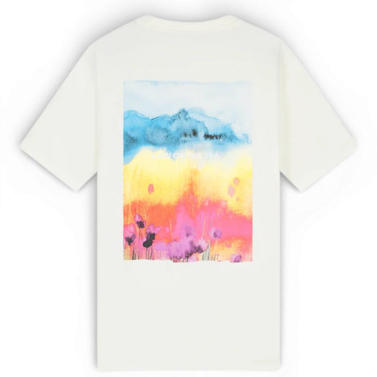 Snow White Pollen Dropped Shoulder T-shirt