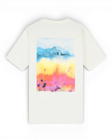 Snow White Pollen Dropped Shoulder T-shirt