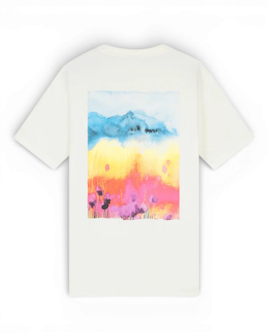 Snow White Pollen Dropped Shoulder T-shirt