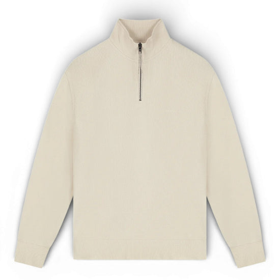 Almond Milk Mind Half Zip Sweater