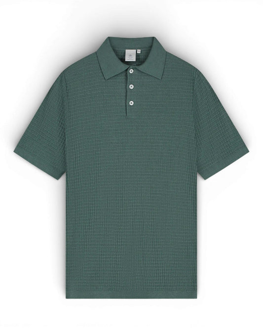 North Atlantic Yohei Structured Knittted Polo