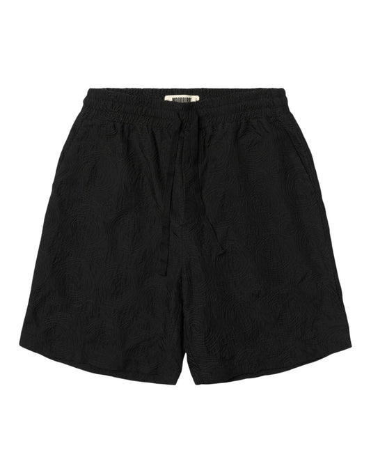 Black WBBommy Embroidery Shorts