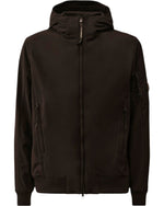 Black Hooded Lens Jacket