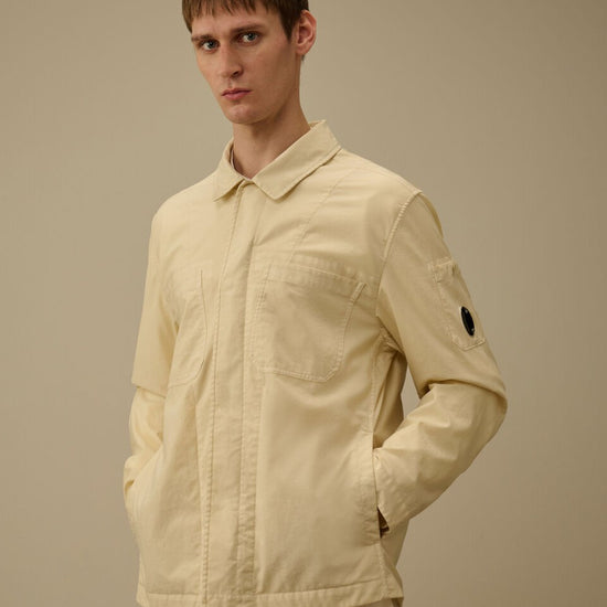 Frozen Dew 50 Fili Wax Zipped Lens Overshirt