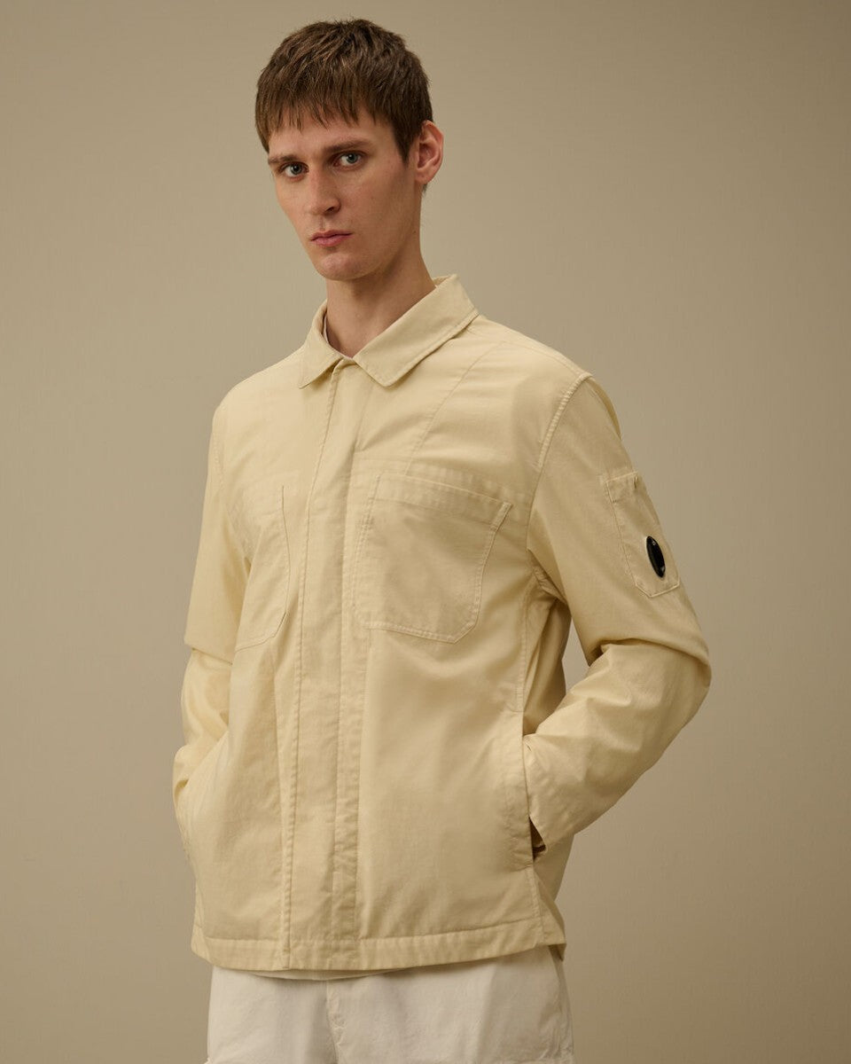 Frozen Dew 50 Fili Wax Zipped Lens Overshirt