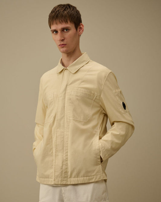 Frozen Dew 50 Fili Wax Zipped Lens Overshirt