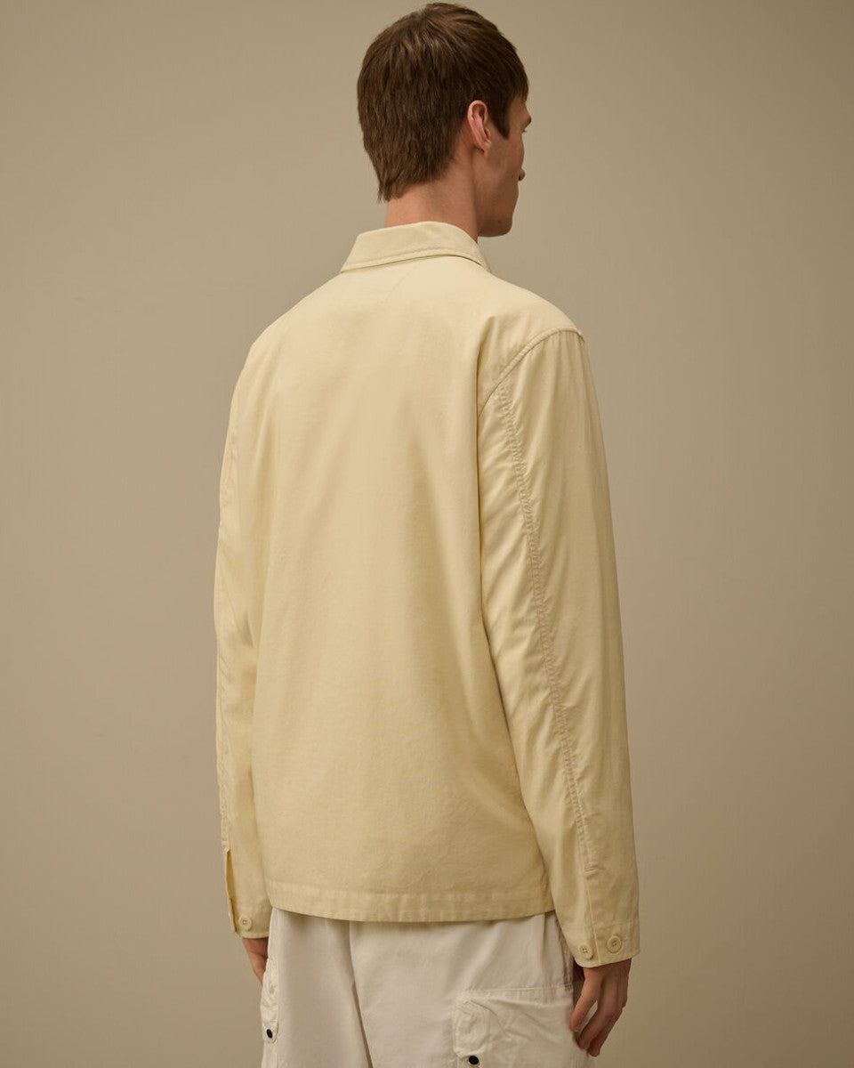 Frozen Dew 50 Fili Wax Zipped Lens Overshirt