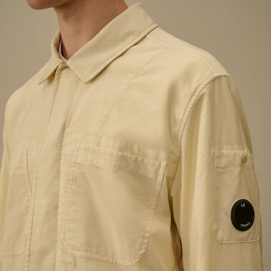 Frozen Dew 50 Fili Wax Zipped Lens Overshirt