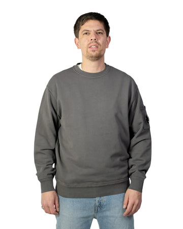 Gunmetal crewneck lens sweatshirt