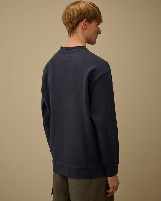 C.P. Company Crewneck Lens Sweatshirt – Midnight Navy