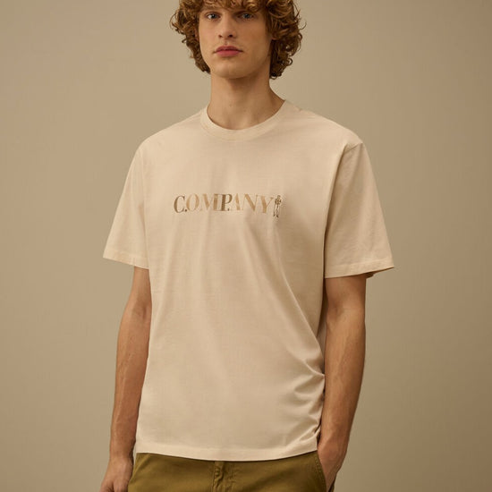 Frozen Dew short sleeve chest logo T-shirt