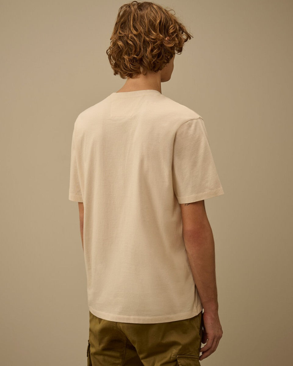 Frozen Dew short sleeve chest logo T-shirt