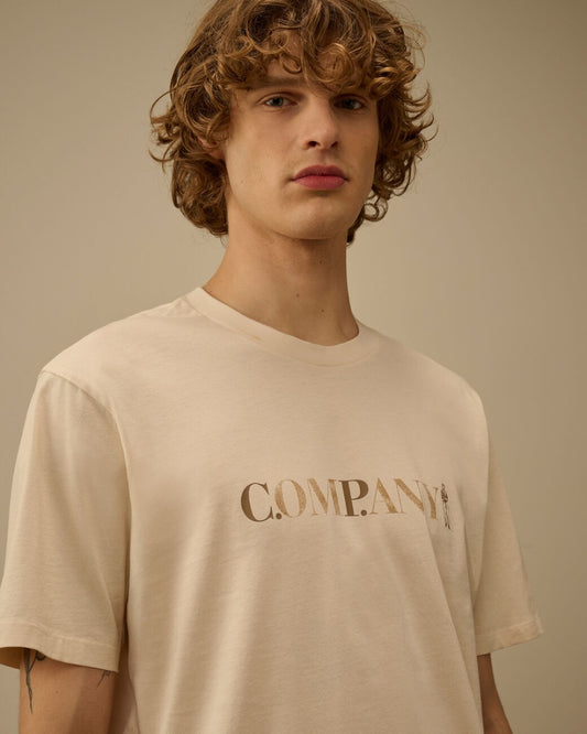 Frozen Dew short sleeve chest logo T-shirt