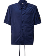 Blueprint short sleeve lens overshirt