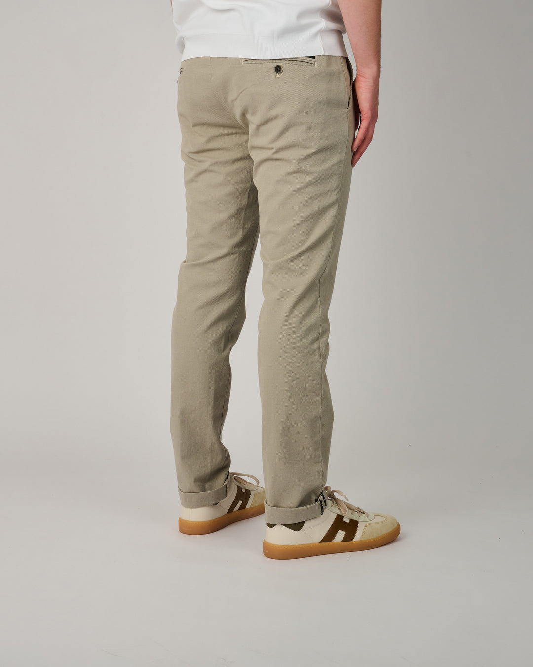 Beige Pinpoint Torino Regular Fit