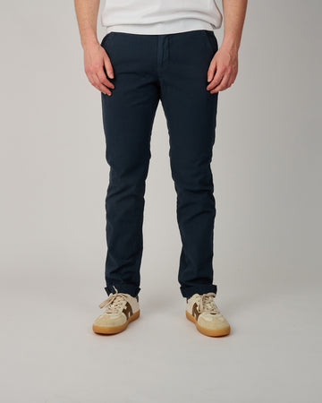 Blauw Visgraatje Torino Regular Fit