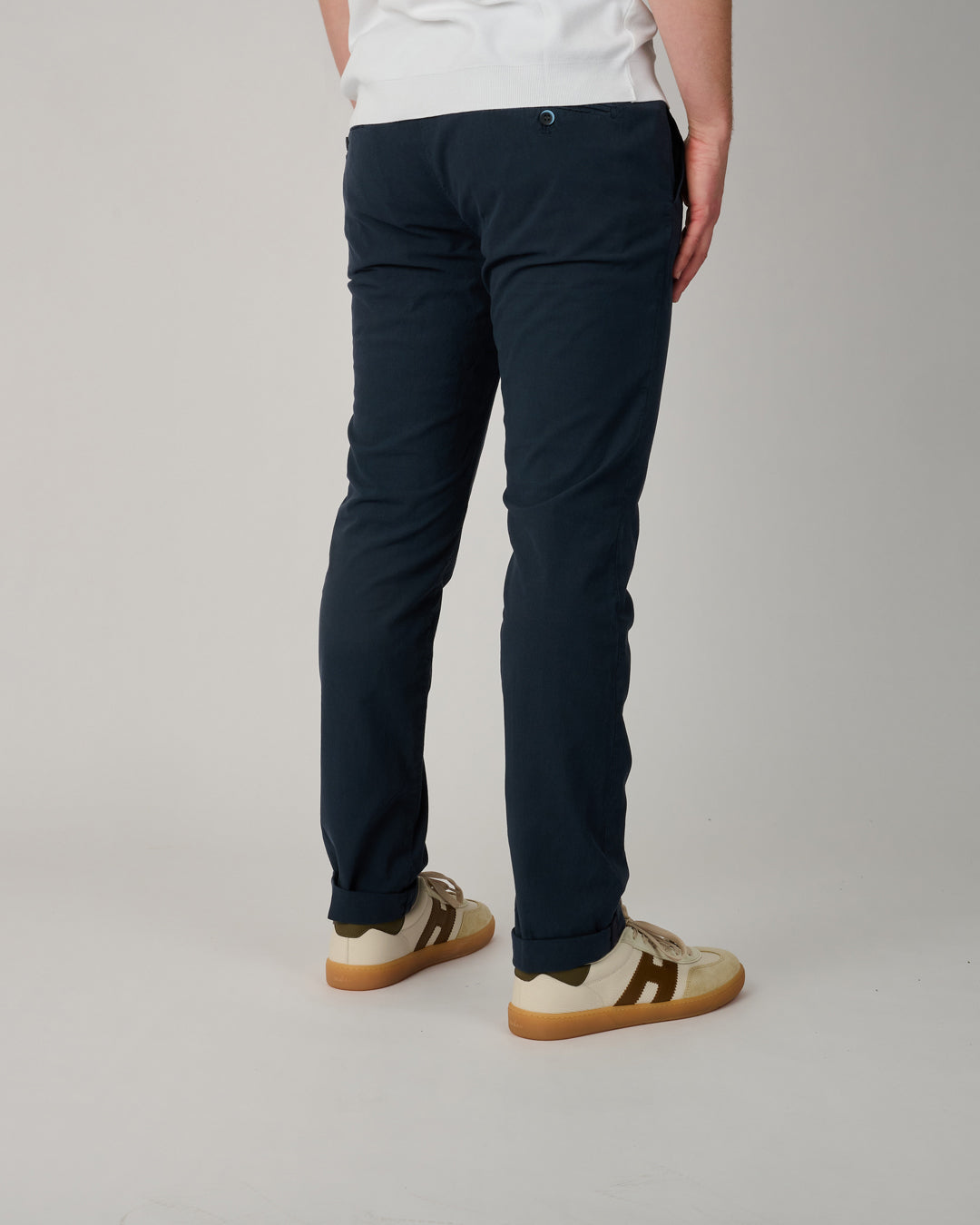 Blauw Visgraatje Torino Regular Fit