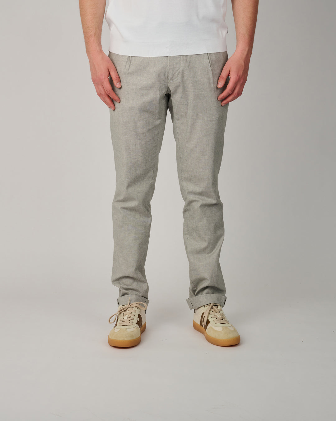 Light Grey Pince NewYork Regular Fit