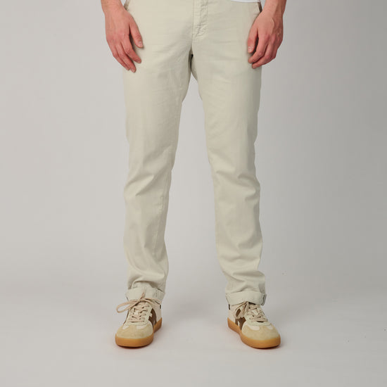 Greybeige Silk Chino Torino Pants