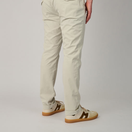 Greybeige Silk Chino Torino Pants